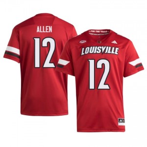 Brady Allen #12 Cardinals Red Men Football | NCAA-Approved Teamwear 42224203