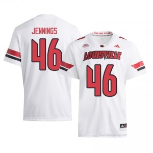 Cardinals Braxton Jennings #46 White Jersey | Men NCAA Licensed Football Fan Gear 99814235