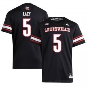 Caullin Lacy #5 Cardinals Men Black Jersey | NCAA Football ACC Game-Day Gear 49488353