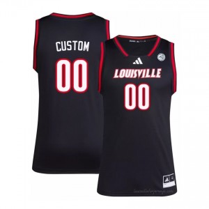 Louisville Cards Custom #00 Replica Basketball Jersey | Men Black Gameday NCAA 87844581