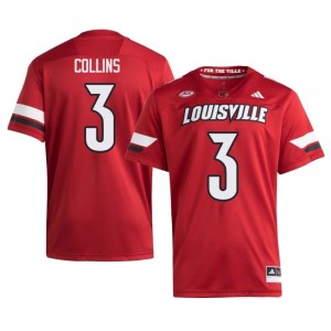 Dacari Collins #3 Cardinals Red Men Football | NCAA-Approved Teamwear 10865641