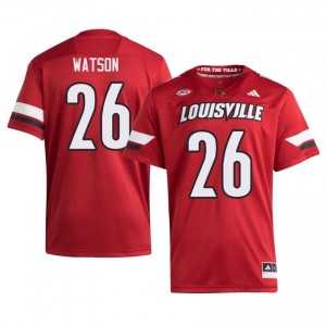 Duke Watson #26 Cardinals Red Men Football | NCAA-Approved Teamwear 53017652