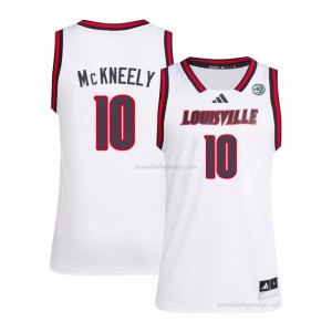 Cardinals Isaac McKneely #10 Replica Player Basketball Jersey | Men White Gameday Hoops 53607201