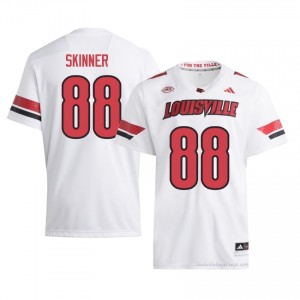 Cardinals Jaleel Skinner #88 White Jersey | Men NCAA Licensed Football Fan Gear 30215555