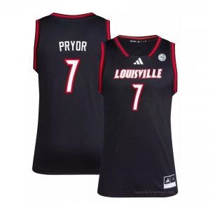 Cardinals Kasean Pryor #7 Replica Basketball Jersey | Men Black Gameday NCAA 30000461