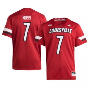 Miller Moss #7 UL Cardinals Red Men Football | NCAA-Approved Teamwear 88000126