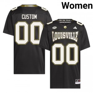 Officially Licensed Custom #00 Gameday Football For the Ville Jersey | Cardinals Black Women NCAA 92039298