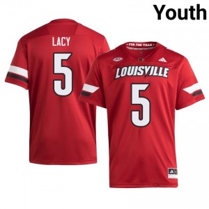 Caullin Lacy #5 Cardinals Red Youth Football | NCAA-Approved Teamwear 64063120