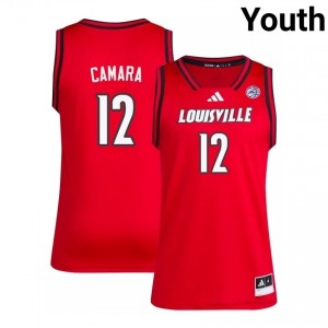 Mouhamed Camara #12 Cardinals Red Youth Basketball High School Jersey | Cards Fan Essentia 82355542